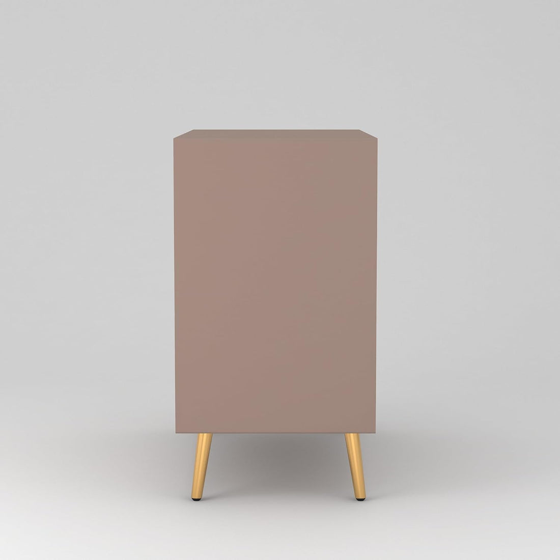 Craft D Art HDMR Premium Wood Sideboard Cabinet (Mocha Beige)