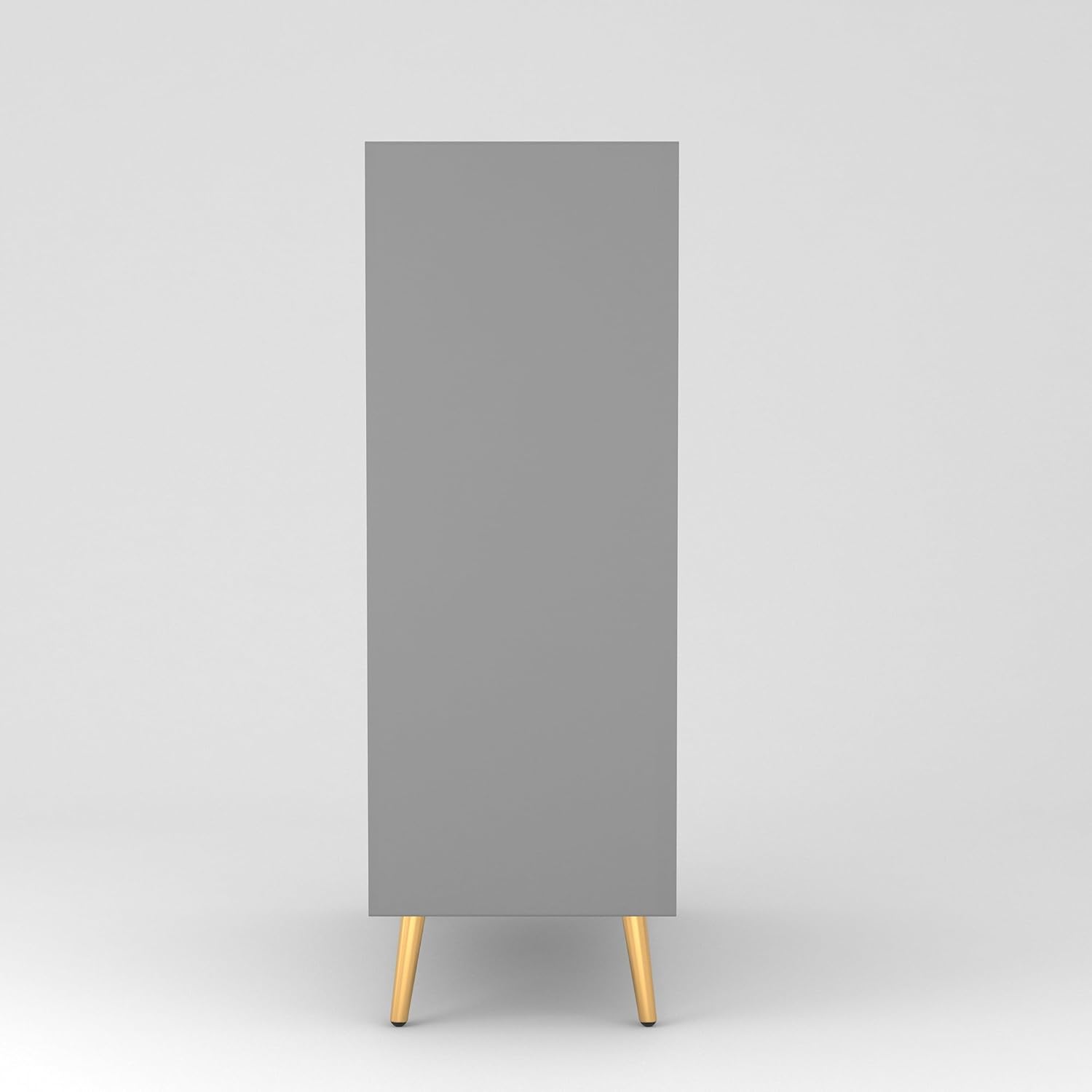 Craft D Art HDMR Premium Wood Sideboard Cabinet (Grey)