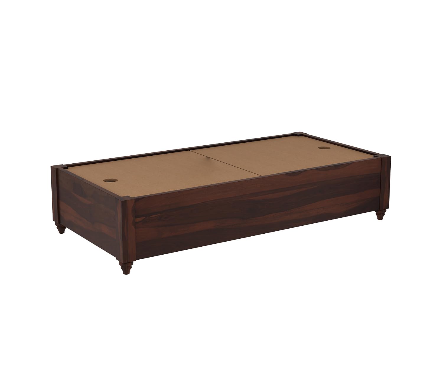 Craft D Art Solid Wood Diwan Sofa with Cushioned Seat & Bolsters