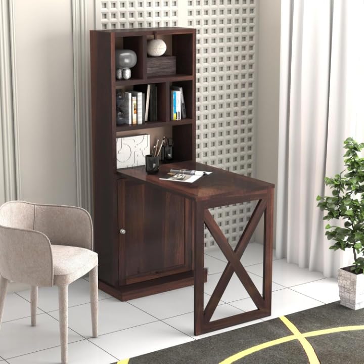 Solid Sheesham Wood Foldable Study Table
