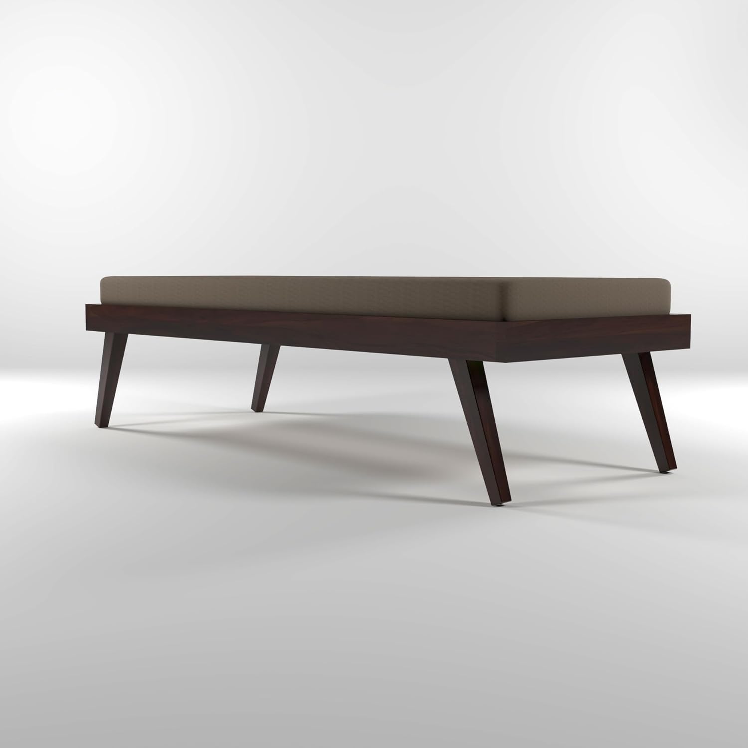 Craft D Art Solid Wood Sofa 3 Seater Sofa Diwan Bed (Without Mattress)