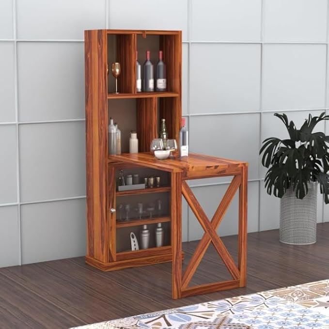 Solid Sheesham Wood Foldable Study Table