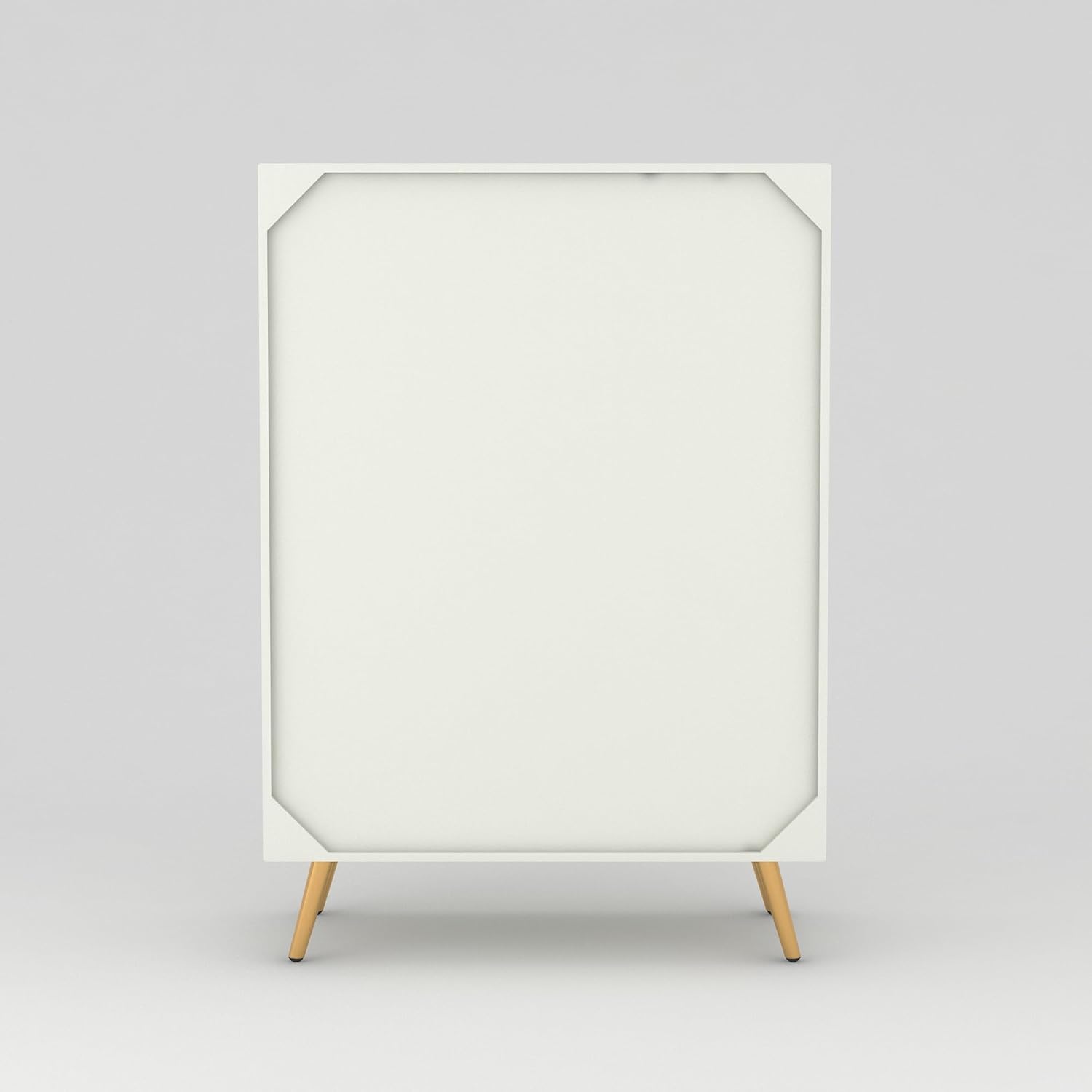 Craft D Art HDMR Premium Wood Sideboard Cabinet (White)