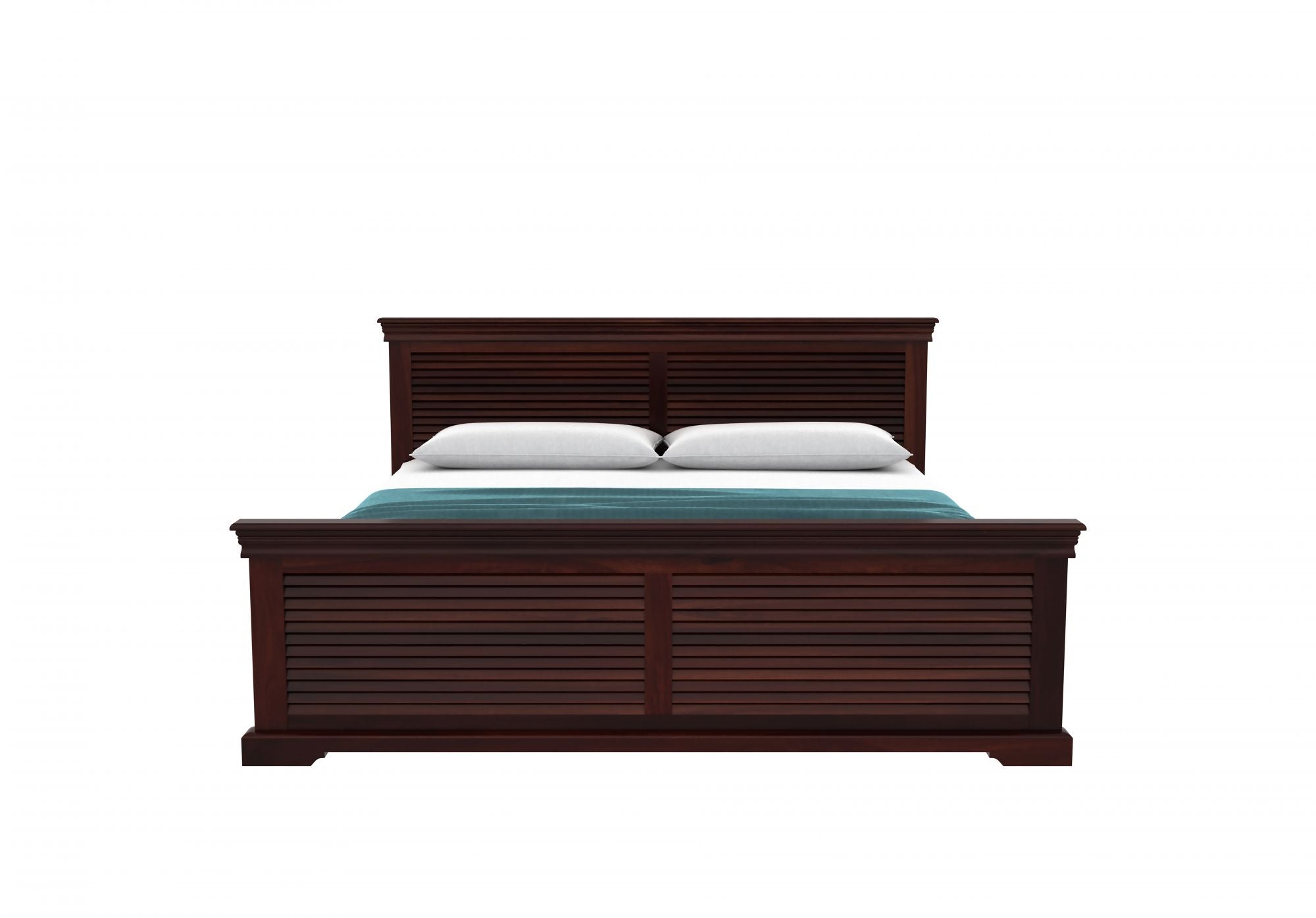 Craft D Art Sheesham Wood King Size Bed With Storage (Walnut Finish)