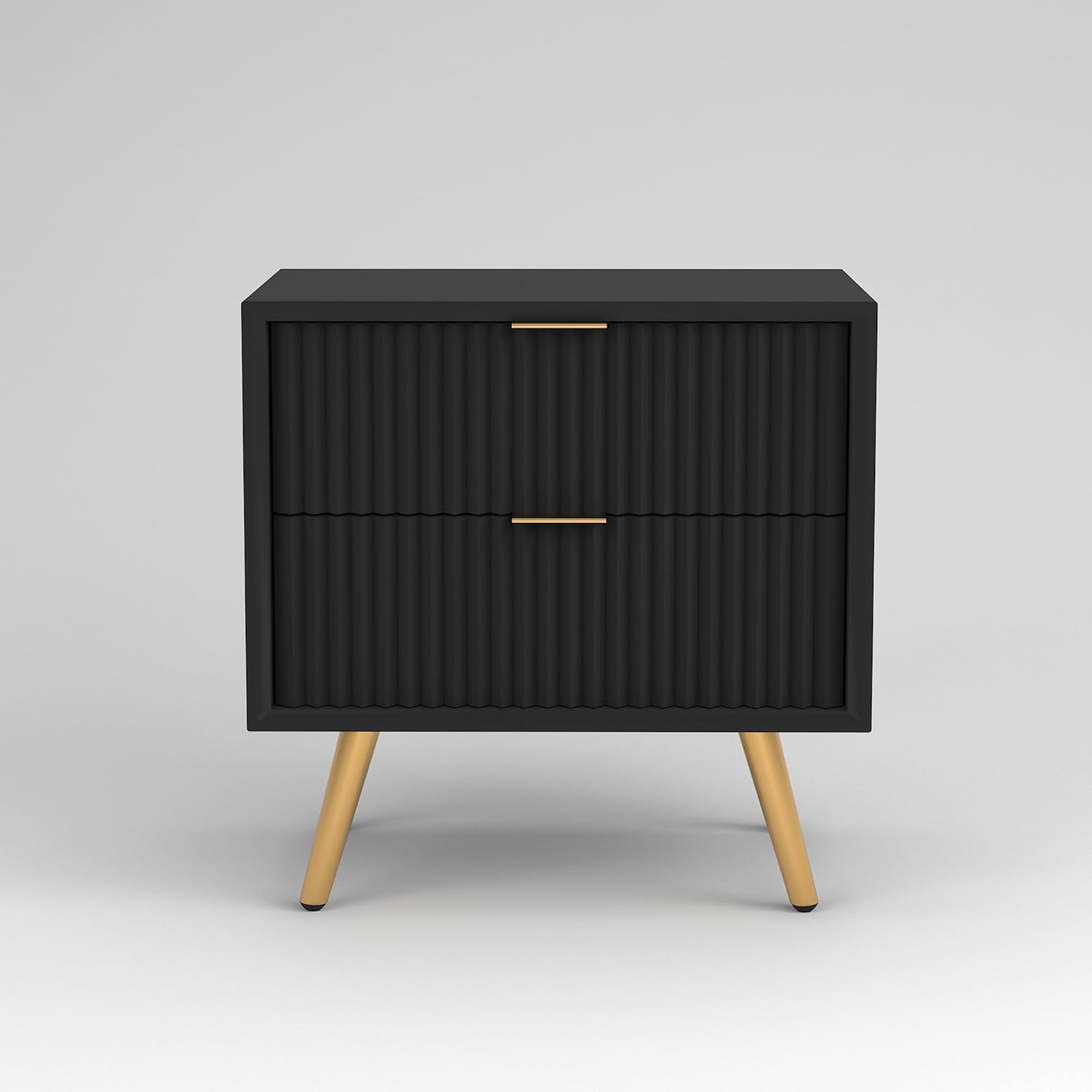 Modern Black Bedside Table
