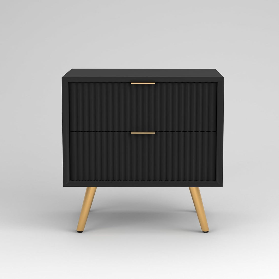 Modern Black Bedside Table