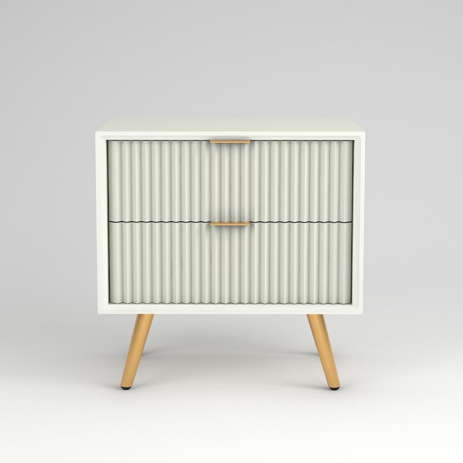 Modern White Bedside Table