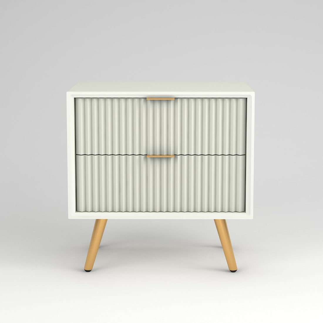 Modern White Bedside Table