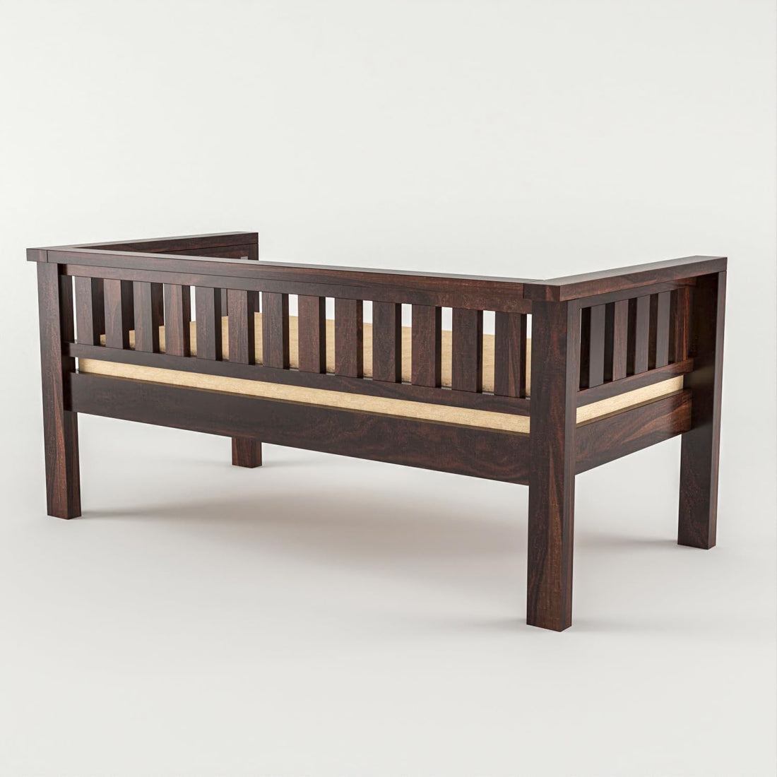 Craft D Art Wooden 6 Seater Sofa Set with Coffee Table Walnut Type: 2+2+2,