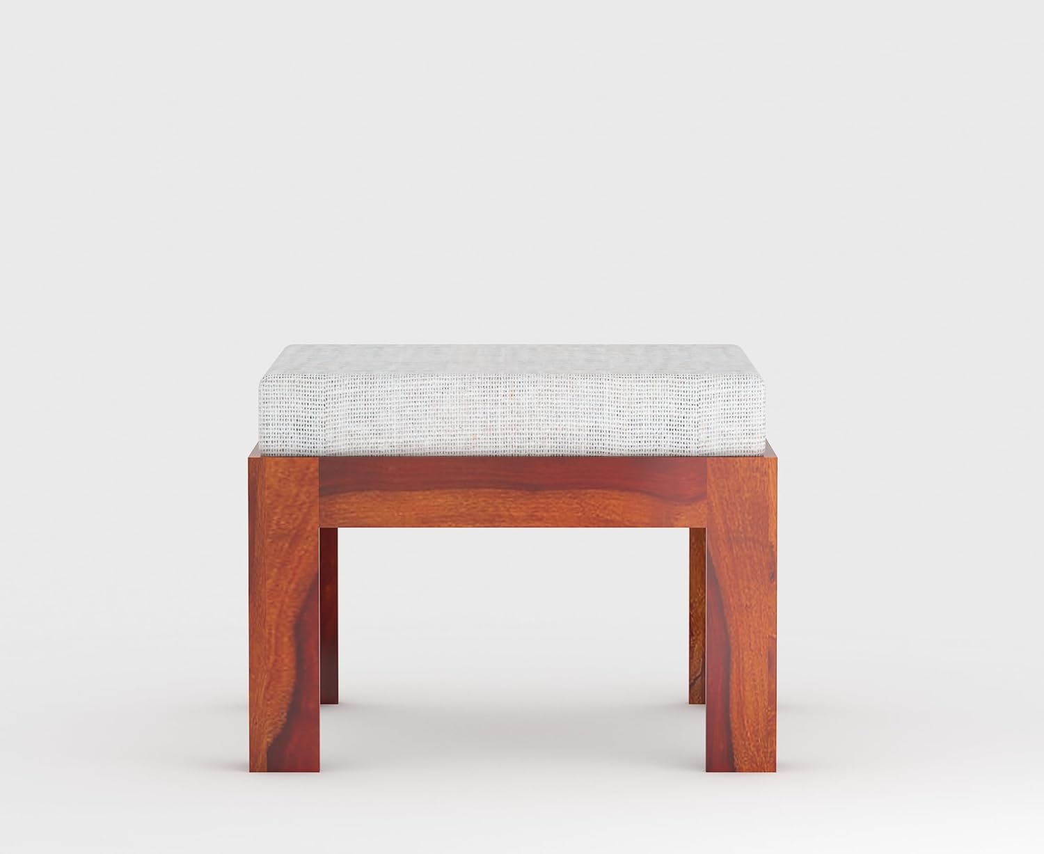 Craft D Art Sheesham Wood Center Table With Stools (Honey Finish)
