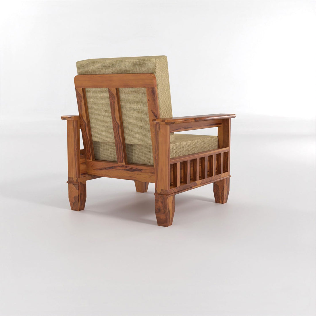 Craft D Art Sheesham Wooden 5 Seater Sofa Set Finish: Honey