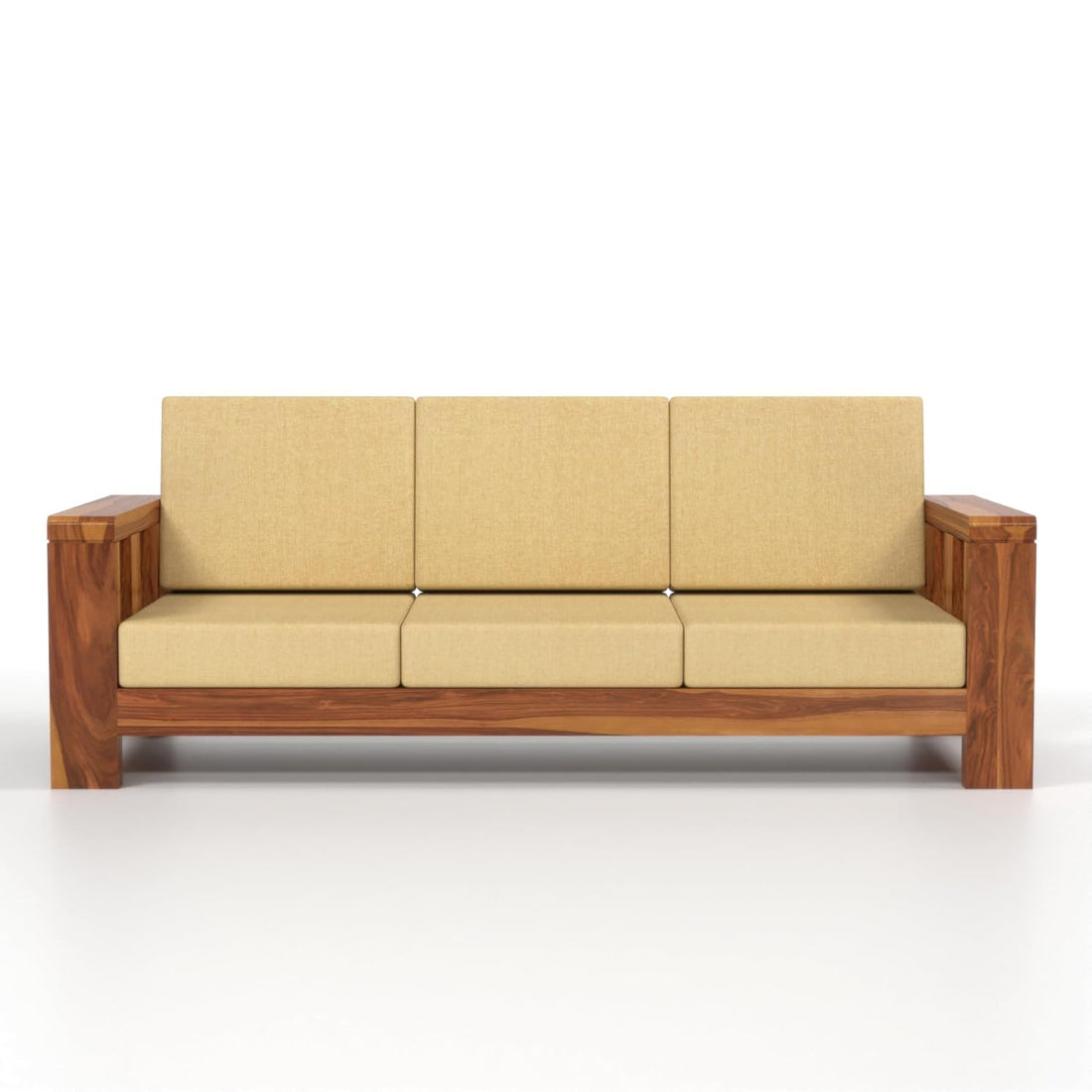 Craft D Art  Sheesham Wood Sofa Set 5 Seater Finish: Honey
