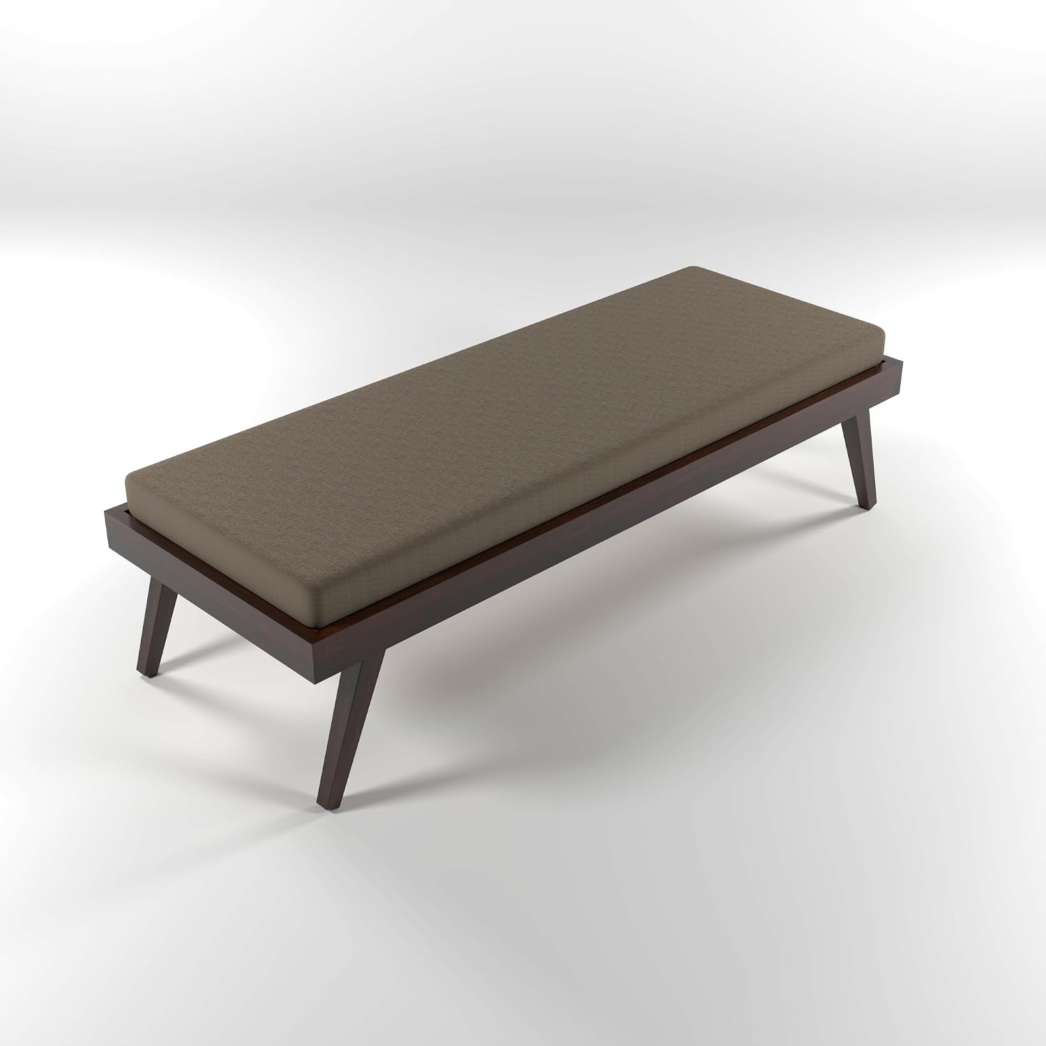 Craft D Art Solid Wood Sofa 3 Seater Sofa Diwan Bed (Without Mattress)