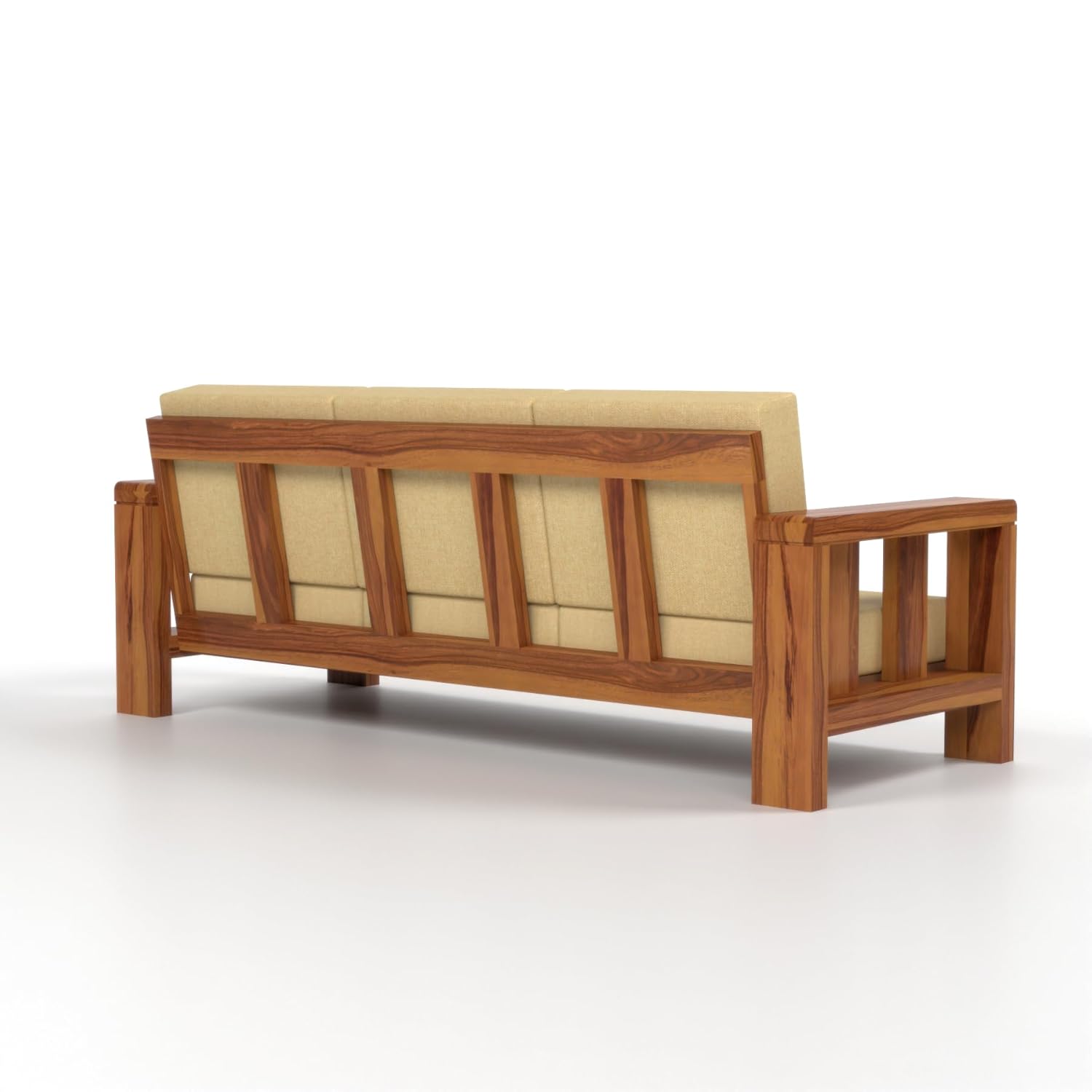 Craft D Art  Sheesham Wood Sofa Set 5 Seater Finish: Honey