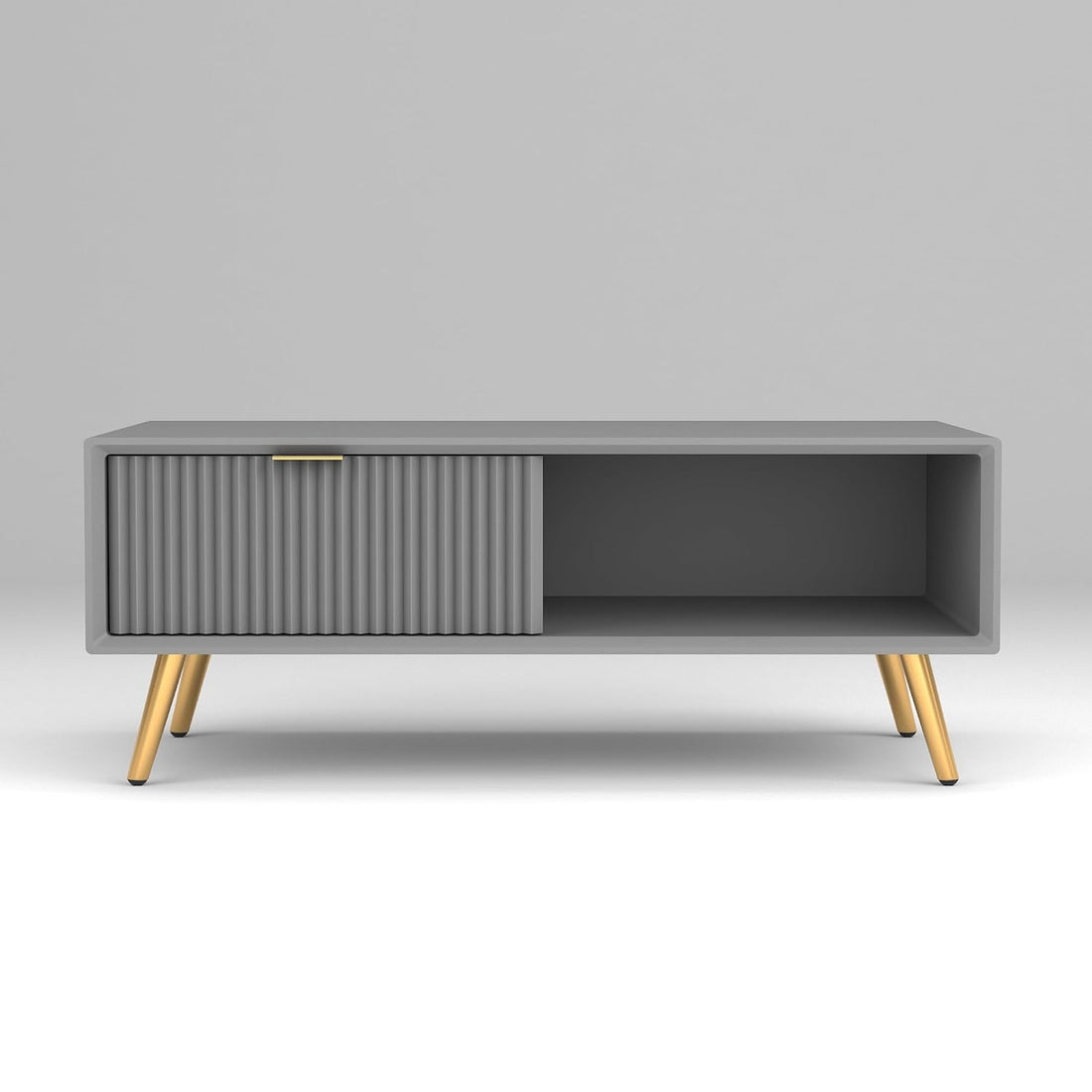 Craft D Art HDMR Premium Wood Coffee Table (Grey)
