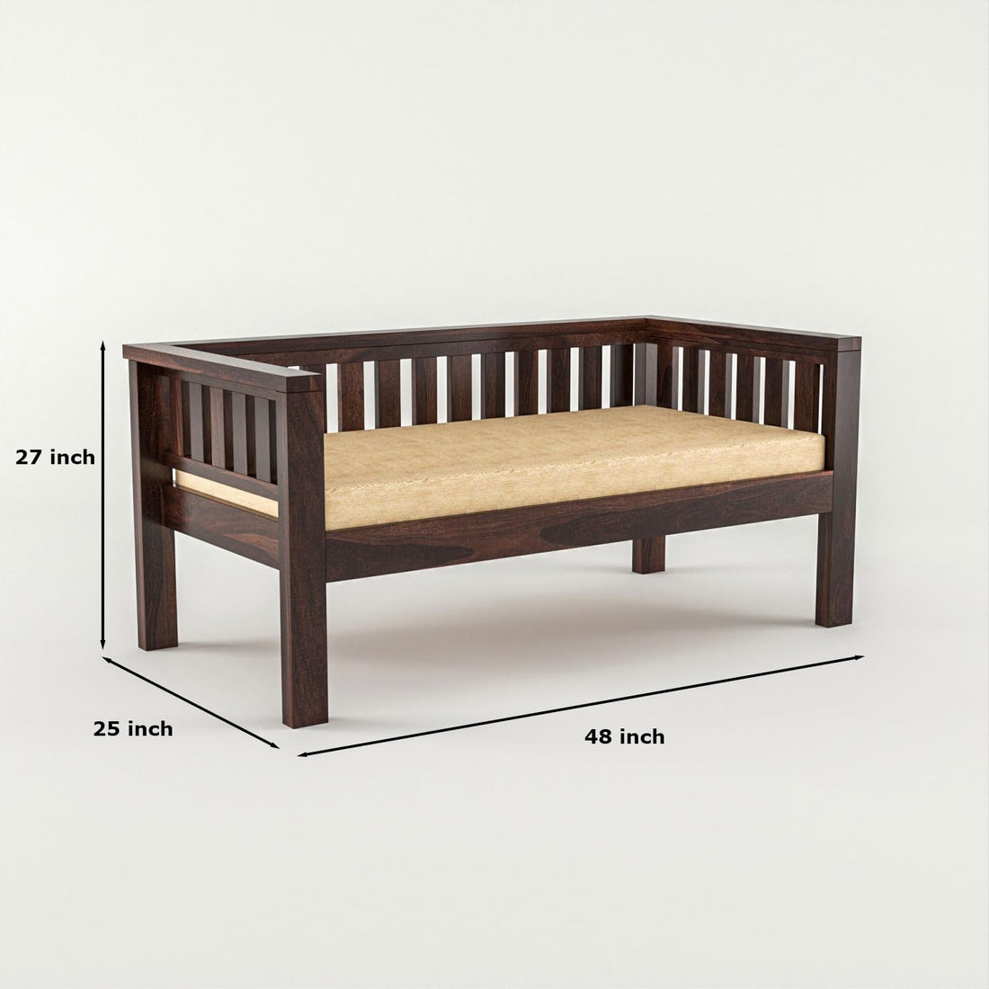 Craft D Art Wooden 6 Seater Sofa Set with Coffee Table Walnut Type: 2+2+2,