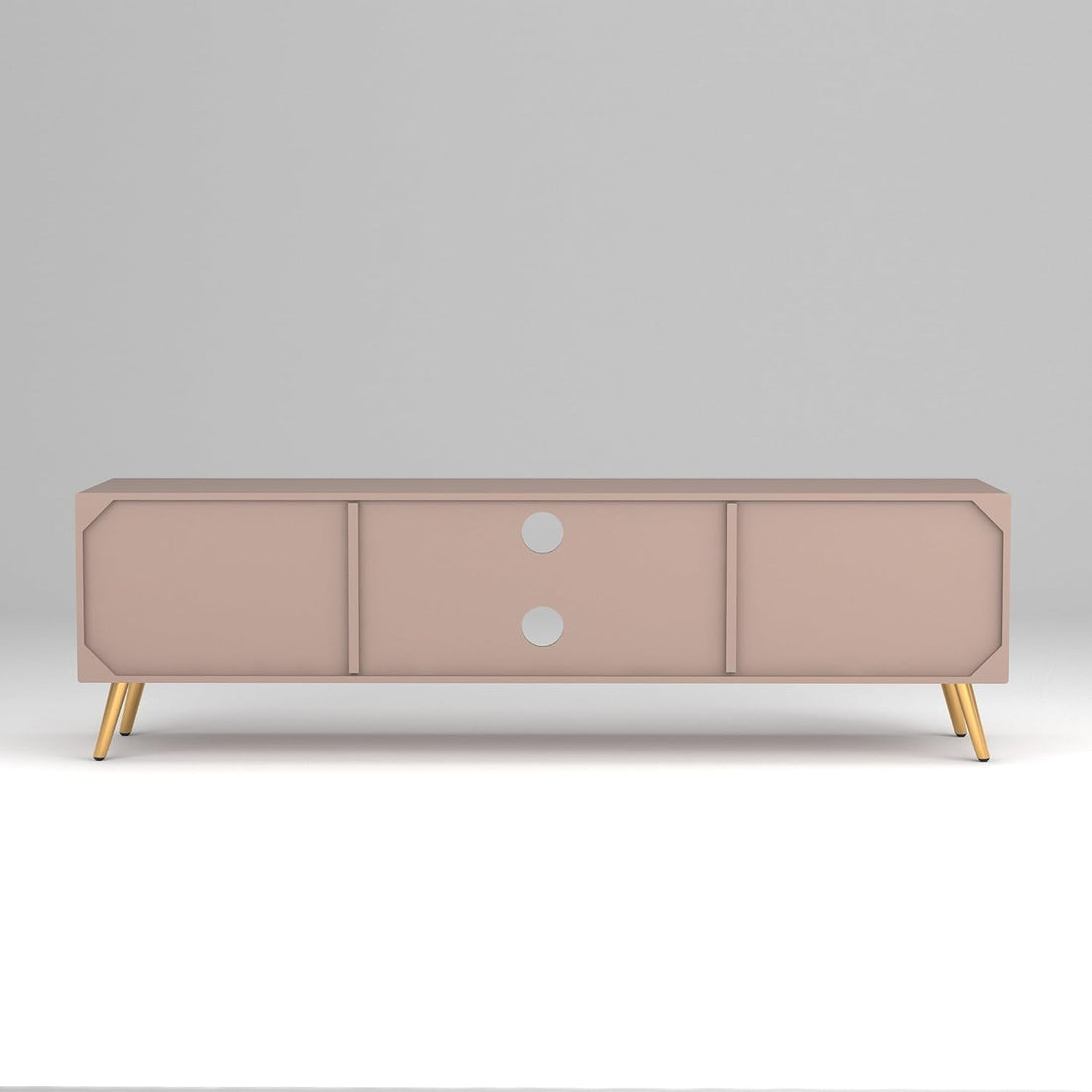Craft D Art HDMR Premium Wood TV Unit for Living Room  (Mocha Beige)