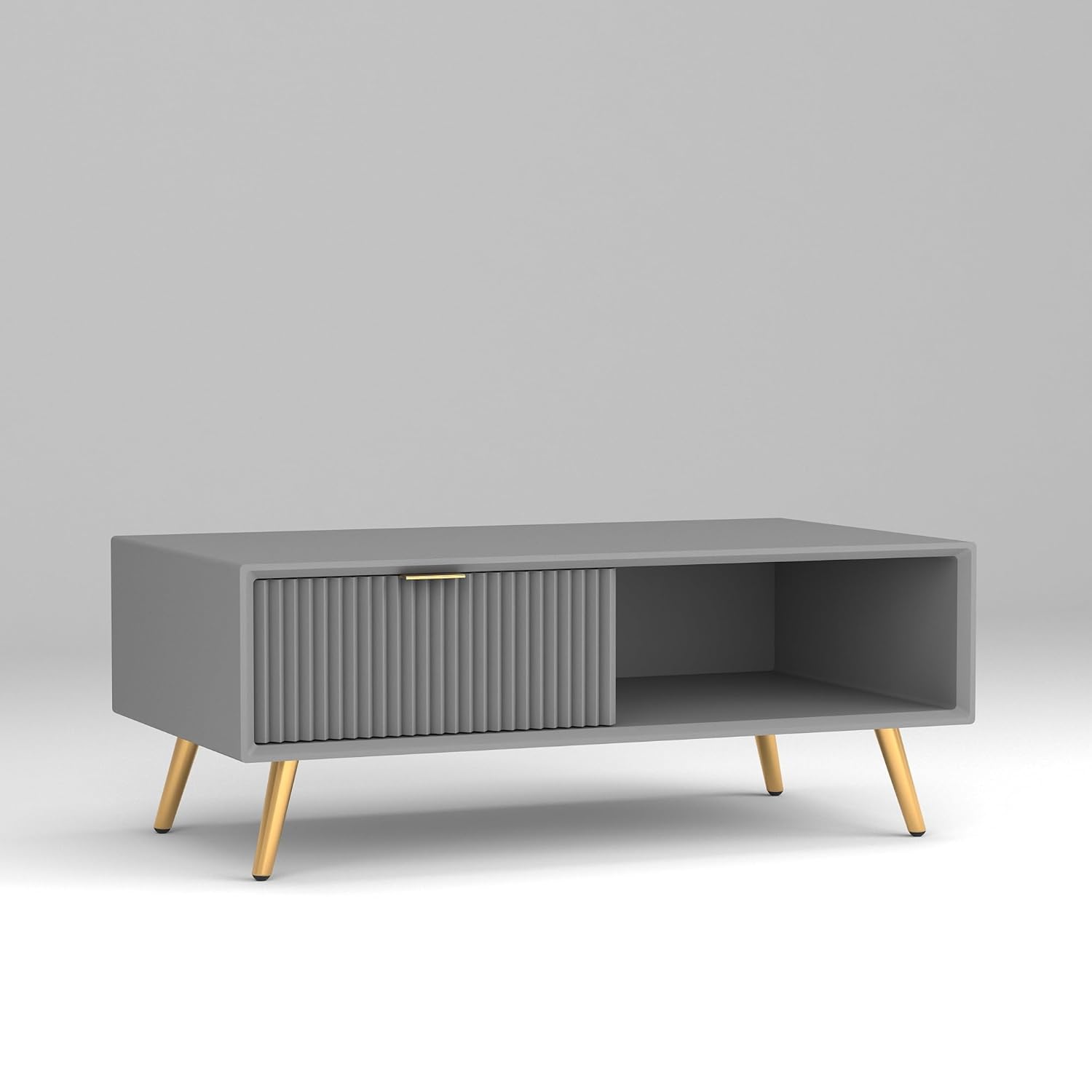 Craft D Art HDMR Premium Wood Coffee Table (Grey)