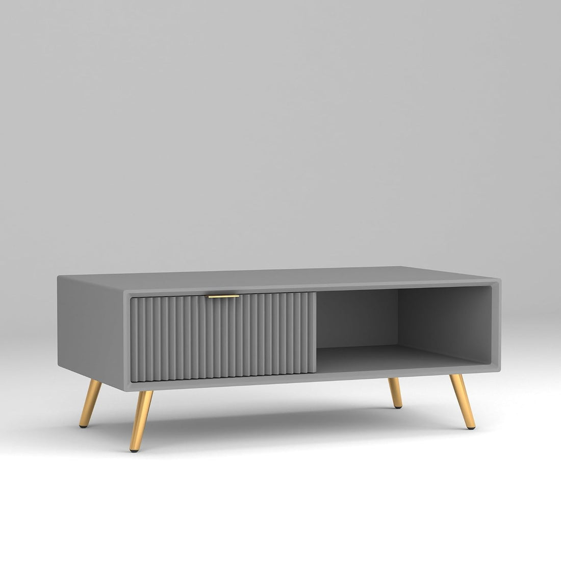 Craft D Art HDMR Premium Wood Coffee Table (Grey)