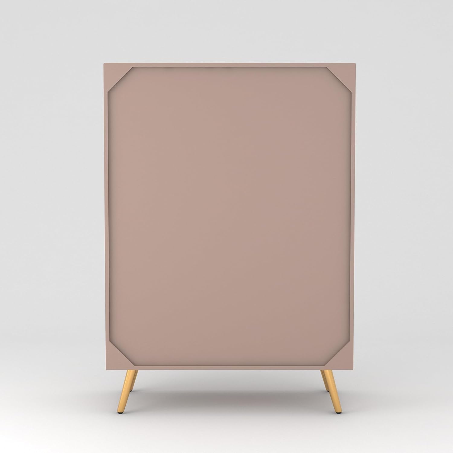 Craft D Art HDMR Premium Wood Sideboard Cabinet (Mocha Beige)