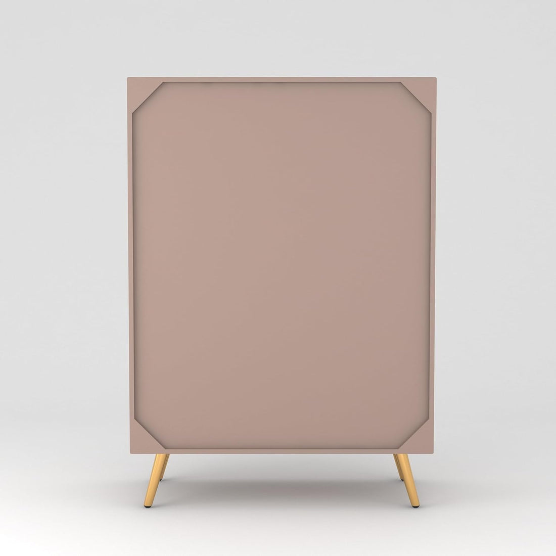 Craft D Art HDMR Premium Wood Sideboard Cabinet (Mocha Beige)