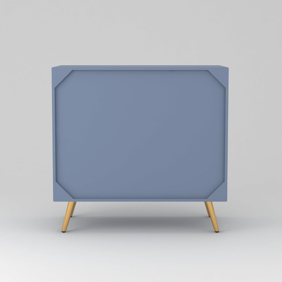 Craft D Art HDMR Premium Wood Sideboard Cabinet (Slate Blue)