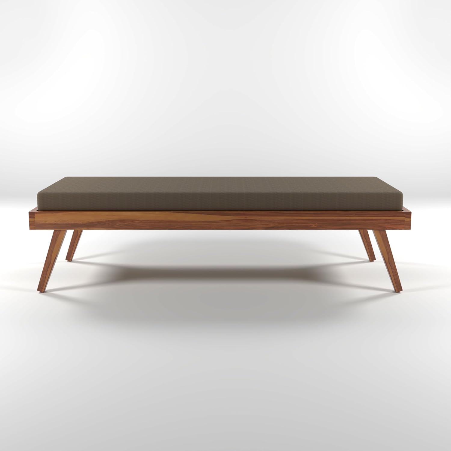 Craft D Art Solid Wood Sofa 3 Seater Sofa Diwan Bed (Without Mattress)
