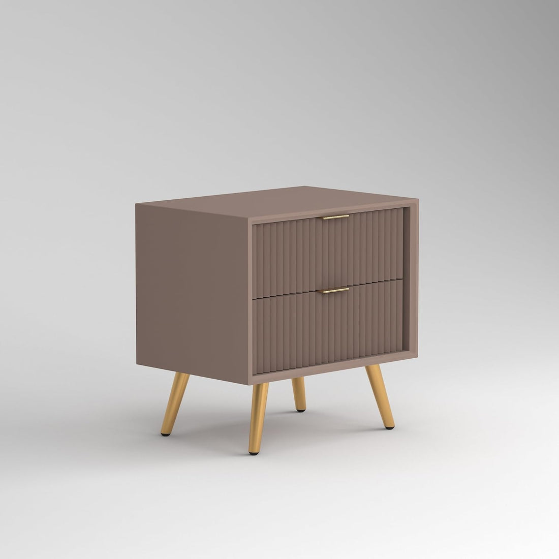 Modern Brown Bedside Table