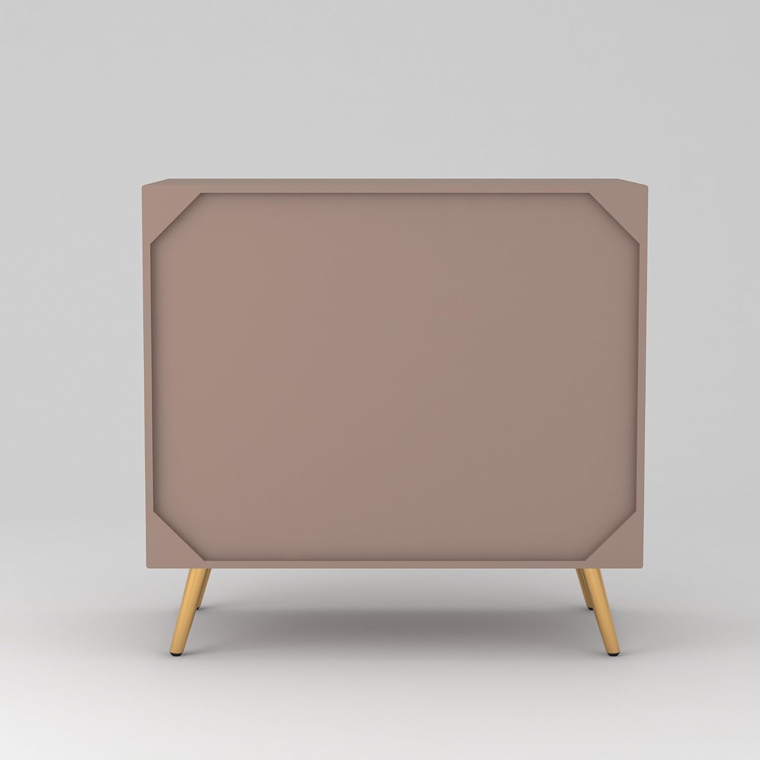 Craft D Art HDMR Premium Wood Sideboard Cabinet (Mocha Beige)