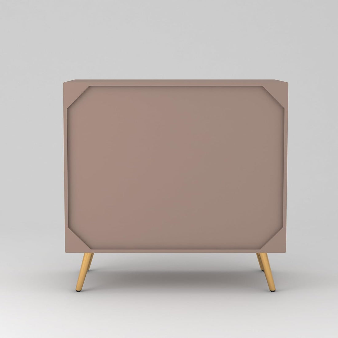 Craft D Art HDMR Premium Wood Sideboard Cabinet (Mocha Beige)