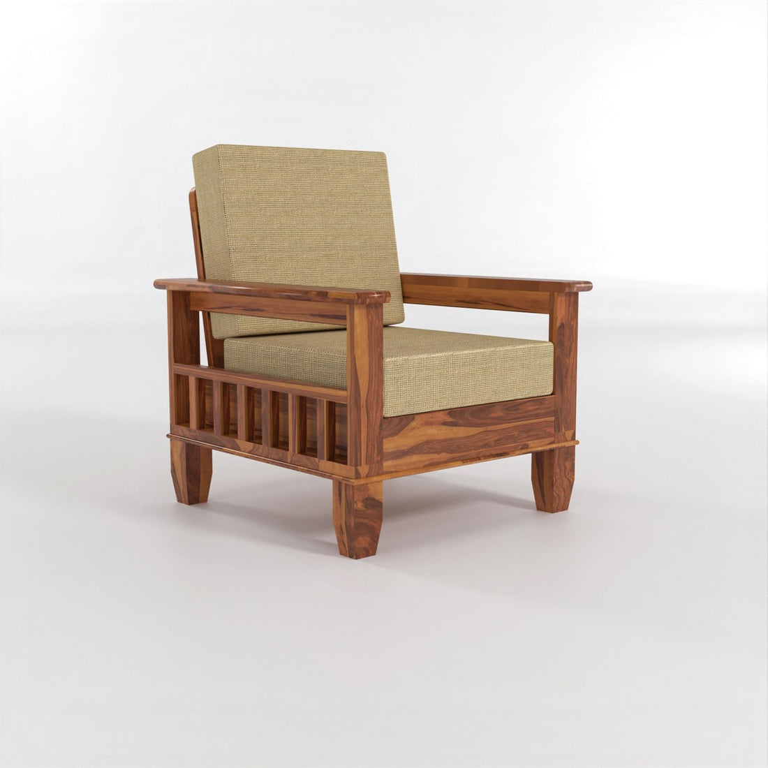 Craft D Art Sheesham Wooden 5 Seater Sofa Set Finish: Honey