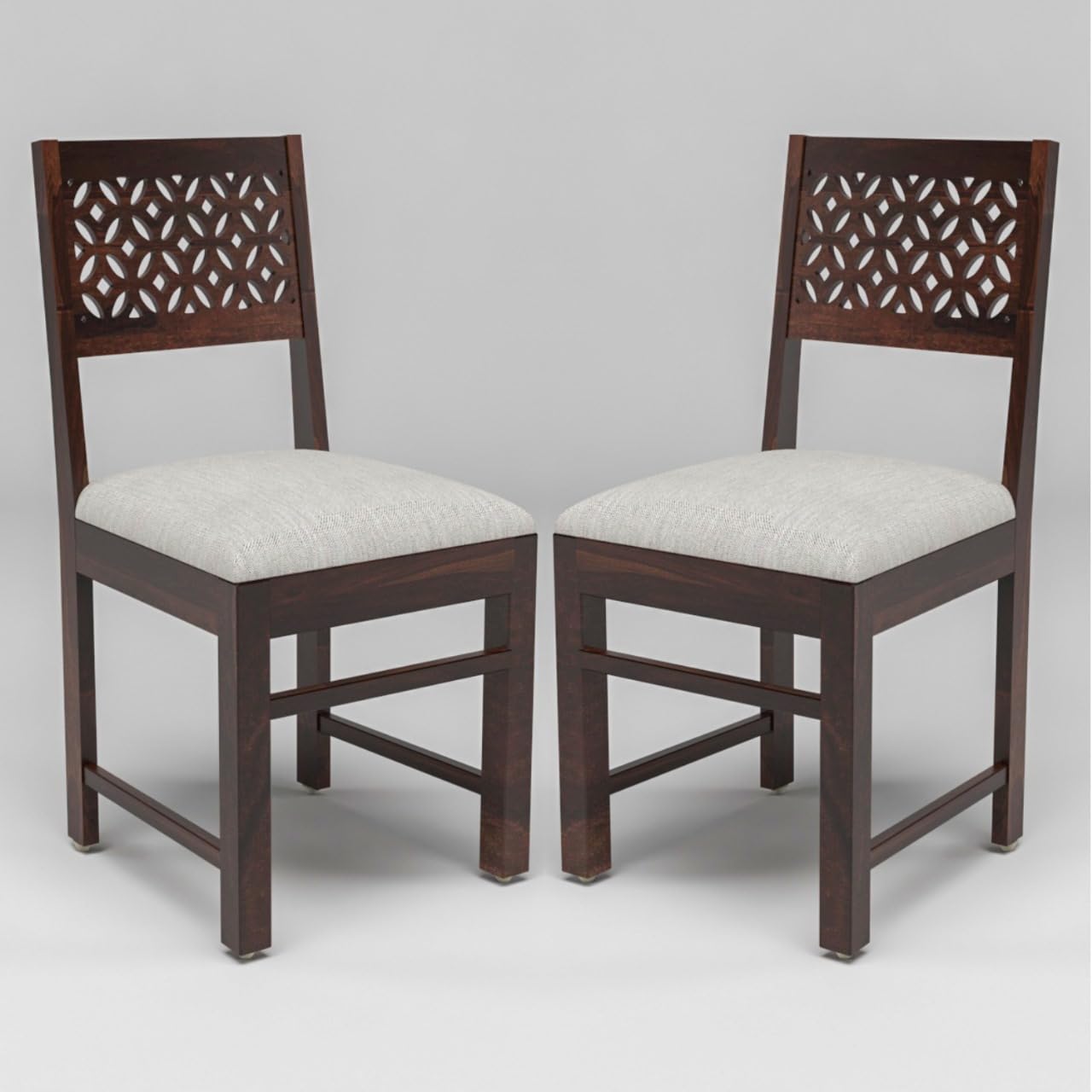 Sheesham Wooden 2 Dining Chair Set