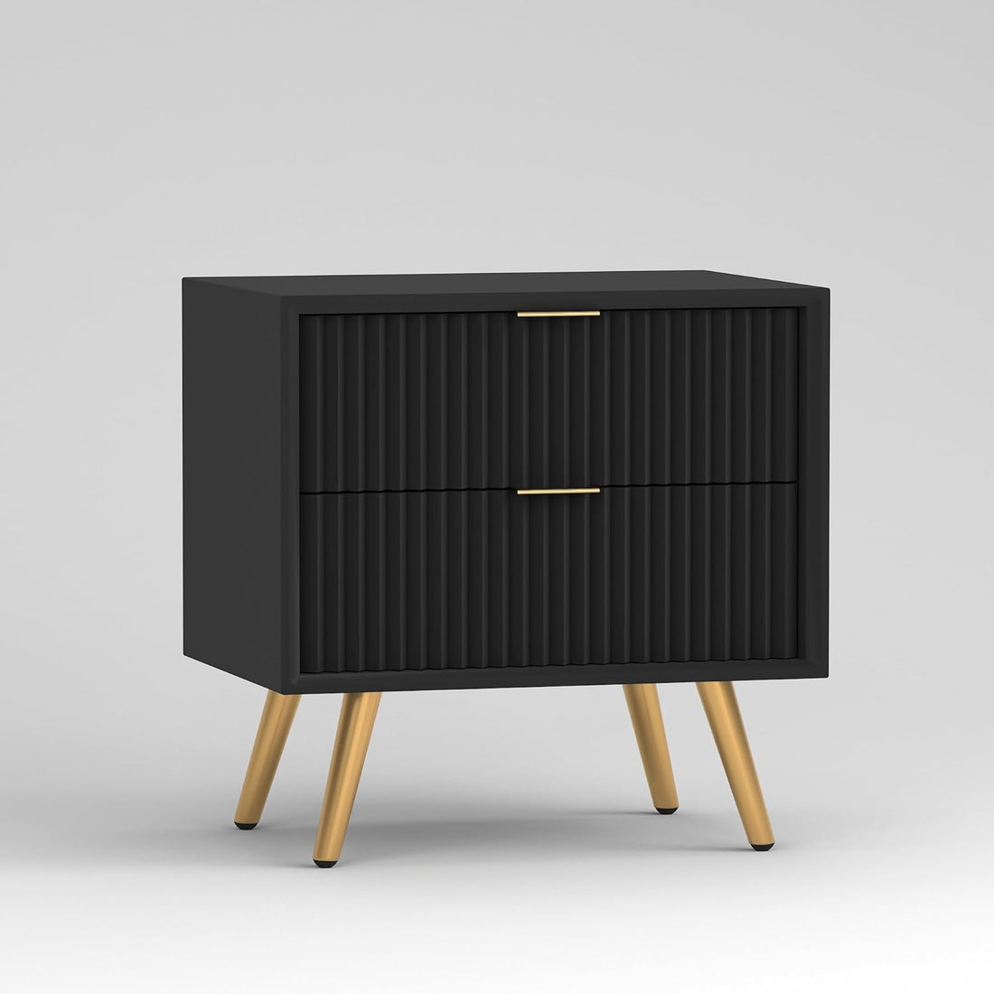 Modern Black Bedside Table