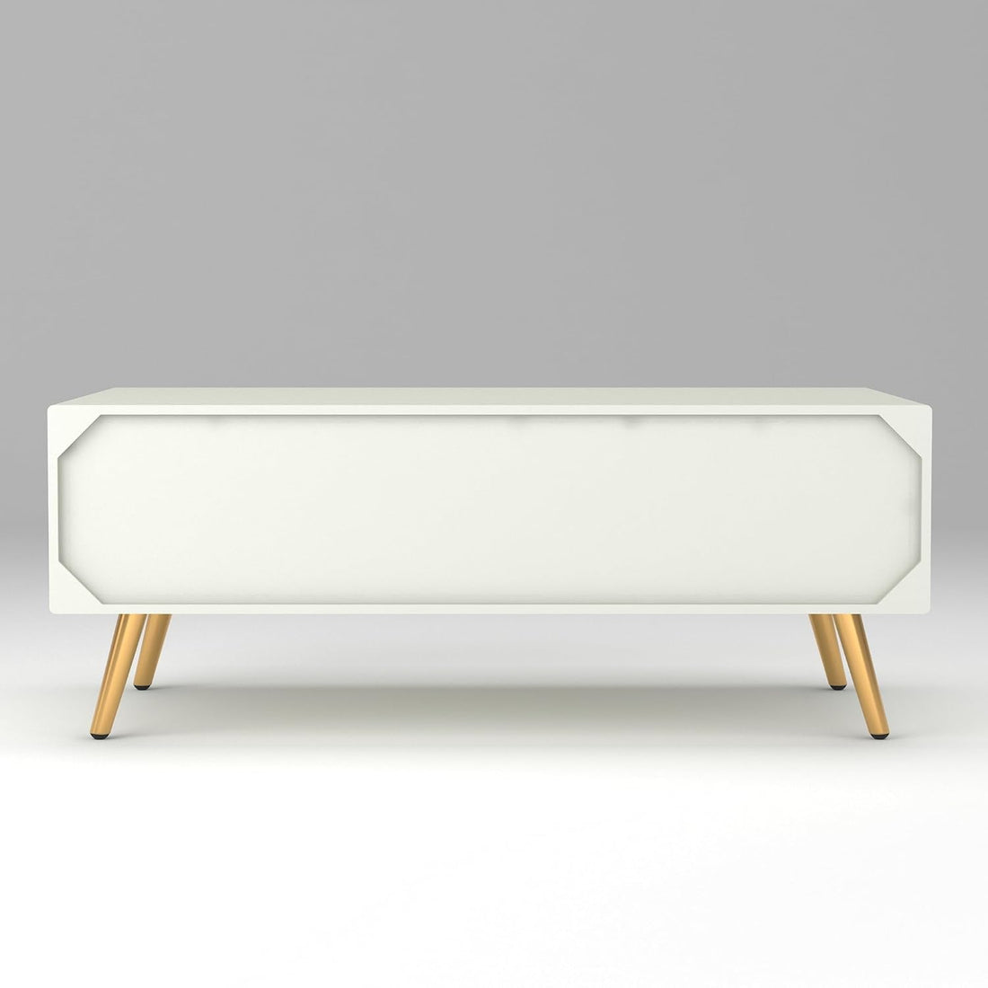 Craft D Art HDMR Premium Wood Coffee Table (White)