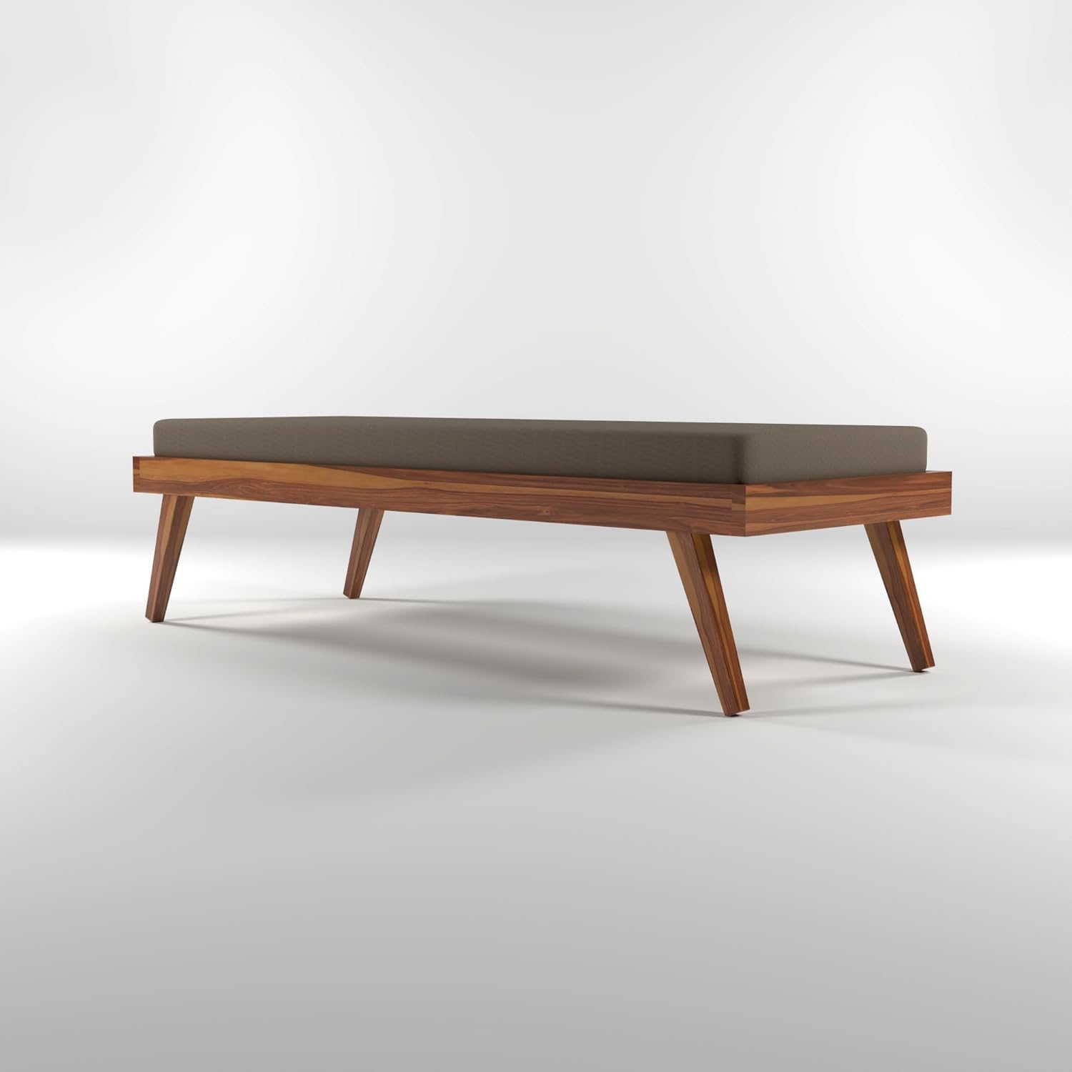 Craft D Art Solid Wood Sofa 3 Seater Sofa Diwan Bed (Without Mattress)