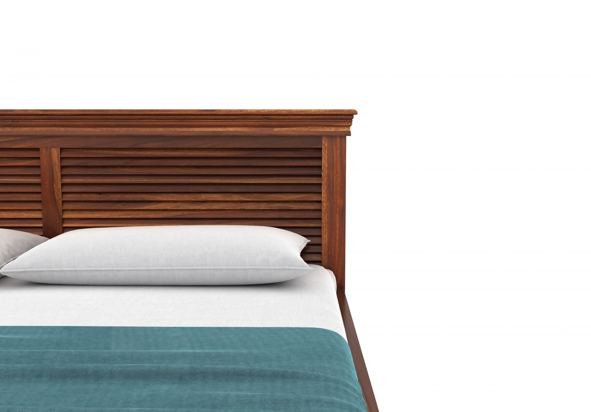 Craft D Art Sheesham Wood King Size Bed With Storage (Honey Finish)