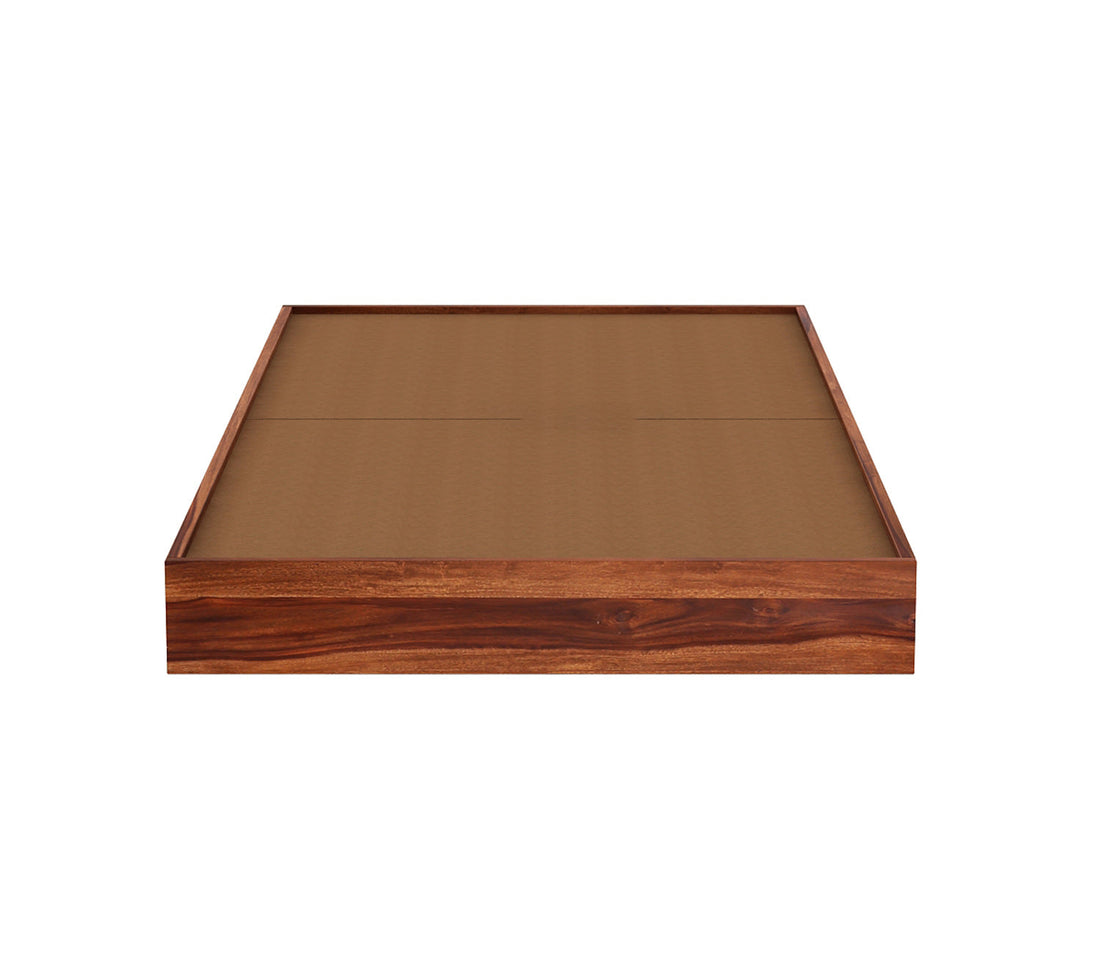 Craft D Art Sheesham Wood Single Bed Without Storage (Honey Finish)