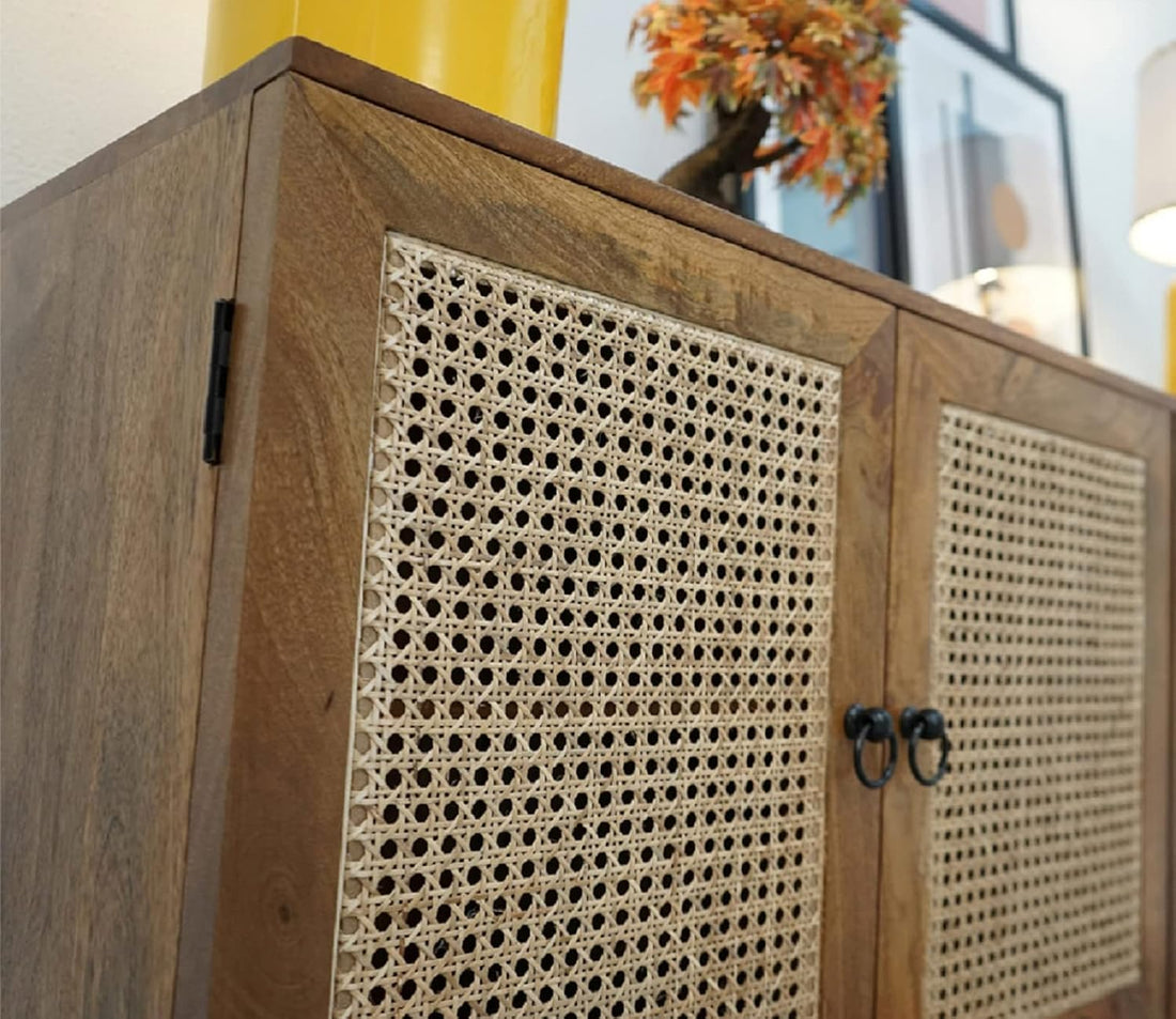 Craft D Art Solid Wood Wooden Sideboard Cabinet
