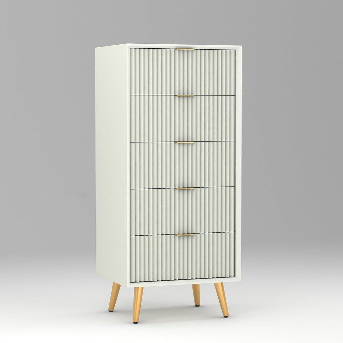 Craft D Art HDMR Premium Wood Chest Of Drawer (White)
