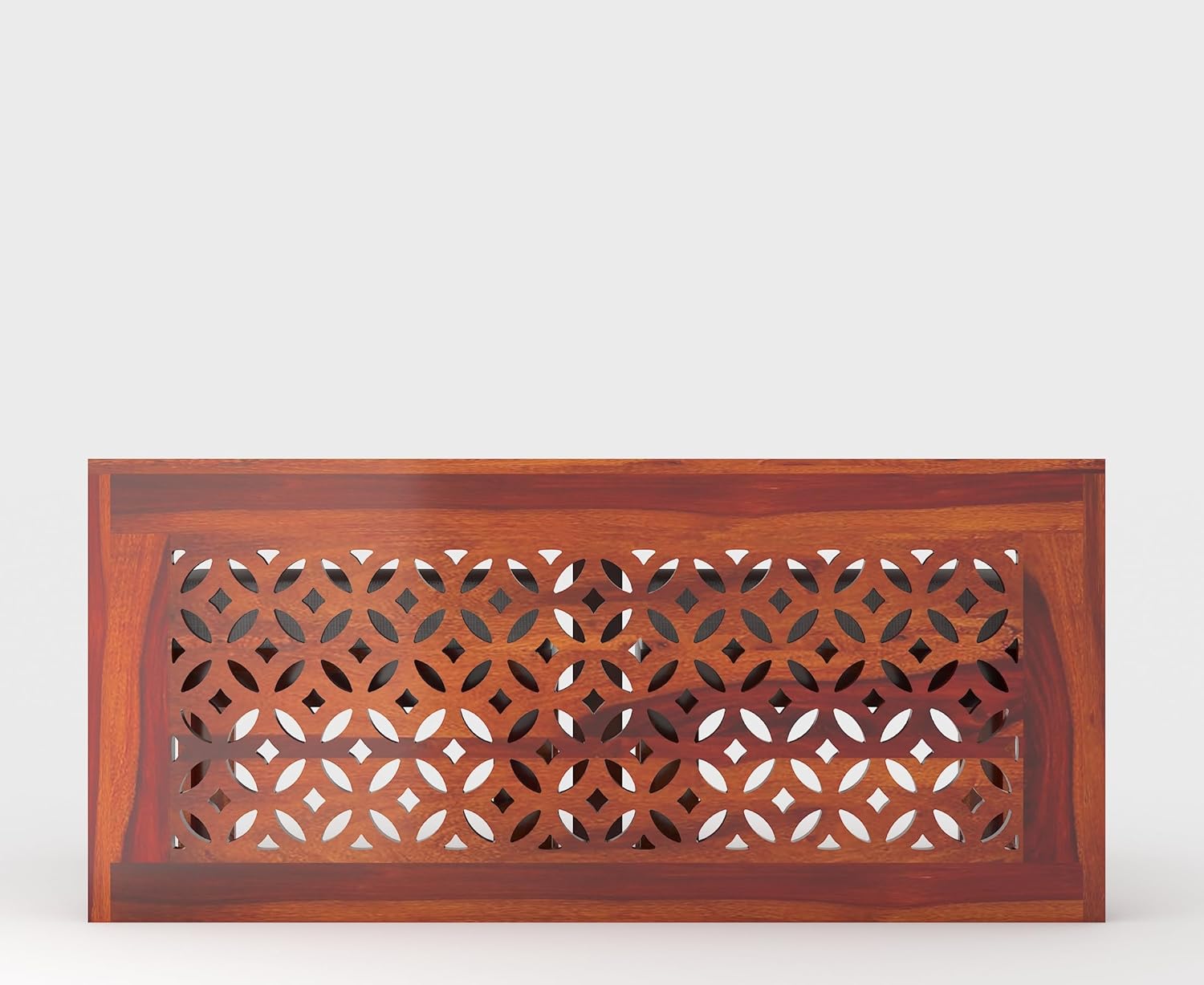 Craft D Art Sheesham Wood Center Table With Stools (Honey Finish)