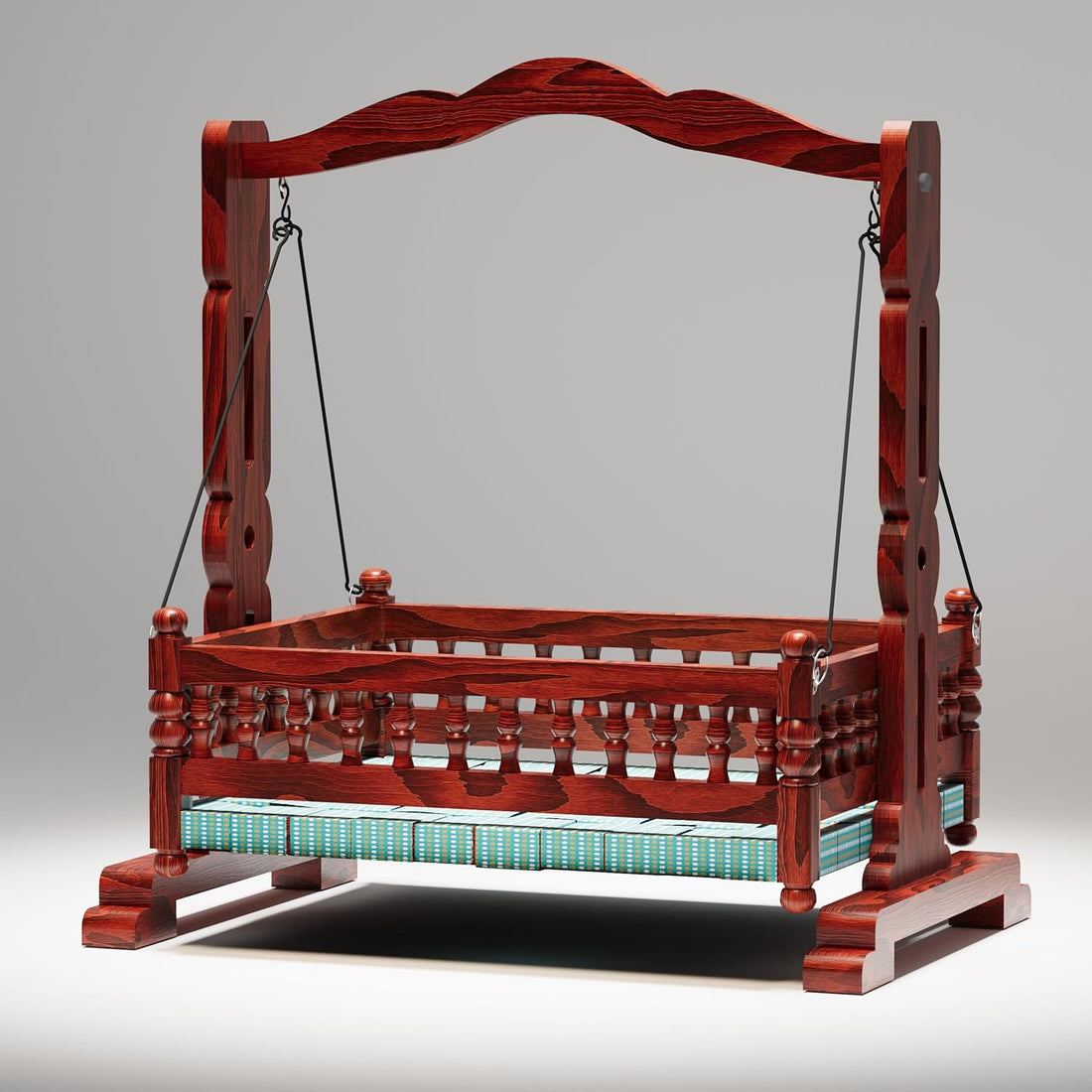 Wooden Baby Cradle for Newborn | Wooden Jhula