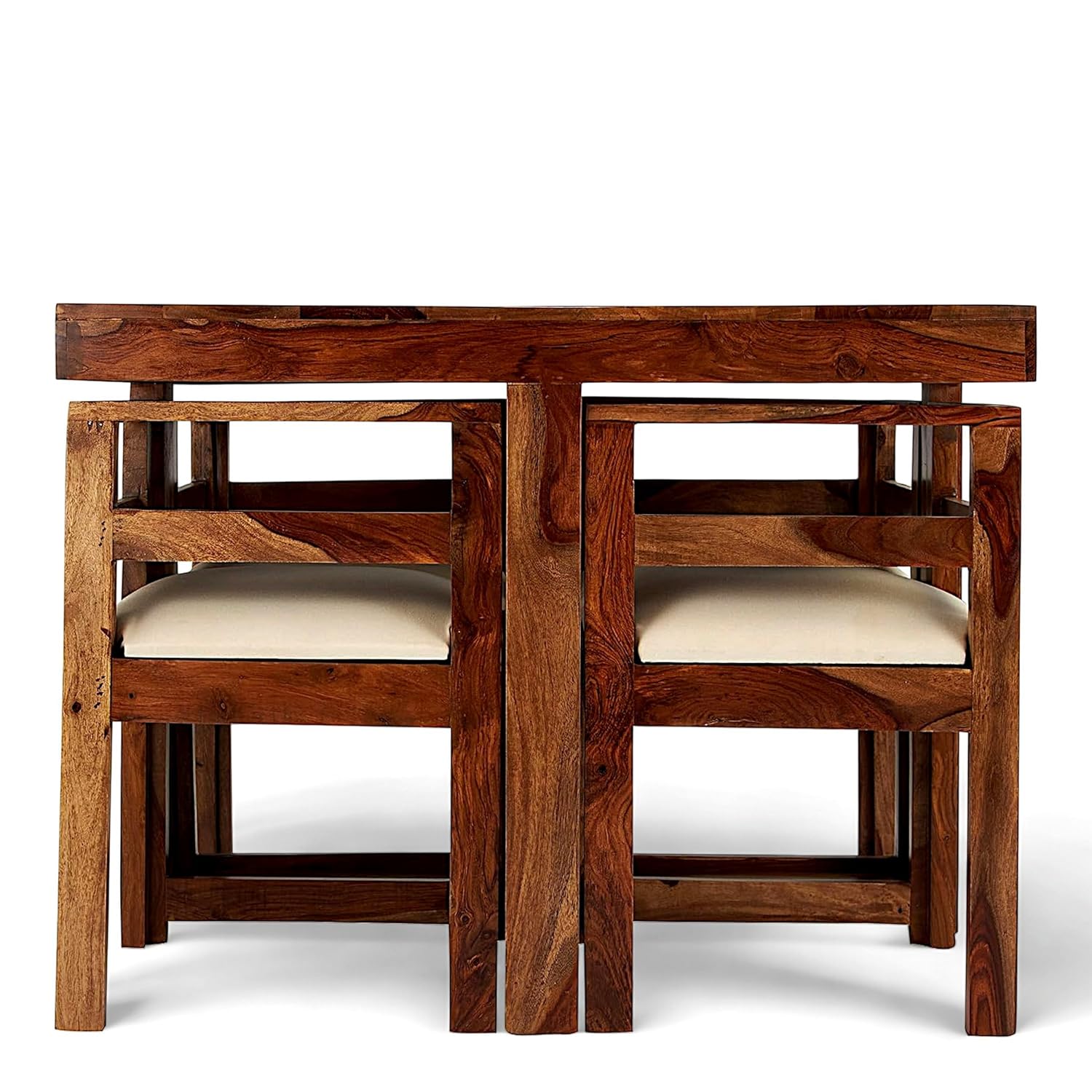 Craft D Art  Sheesham Wood Accent 4 Seater Dining Table Set