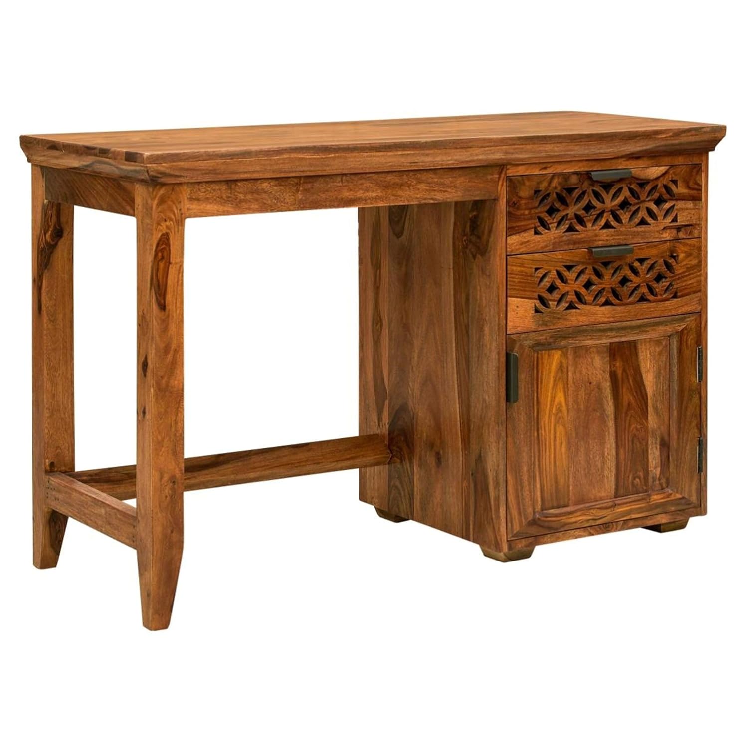 Solid Sheesham Wood Study Table with Chair