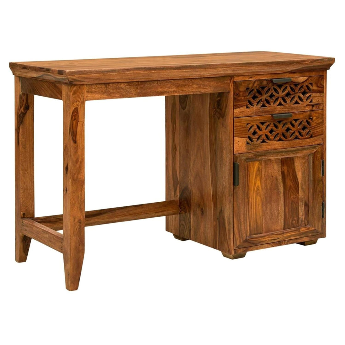 Solid Sheesham Wood Study Table with Chair
