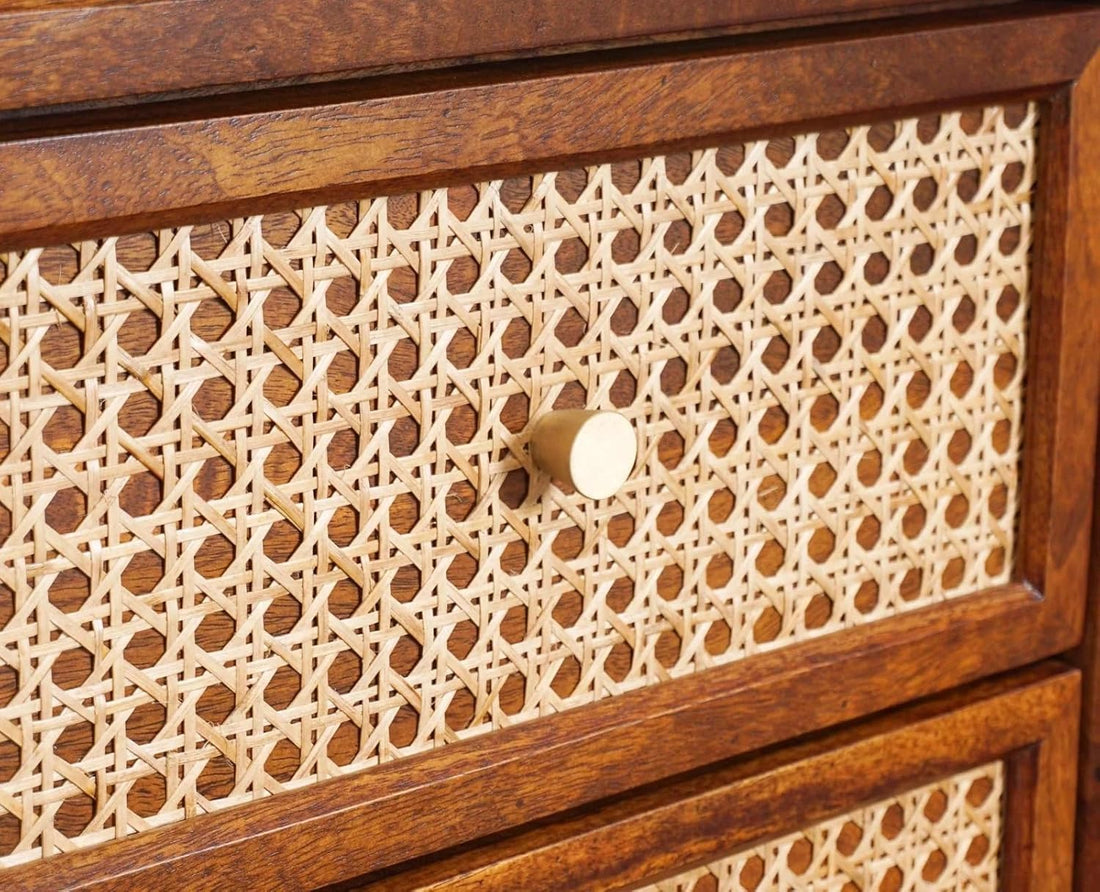 Craft D Art Wooden Chest of Drawers with 5 Compartment Storage