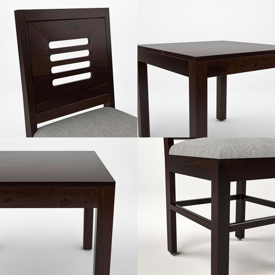 Craft D Art  Wooden 6 Seater Dining Table Set