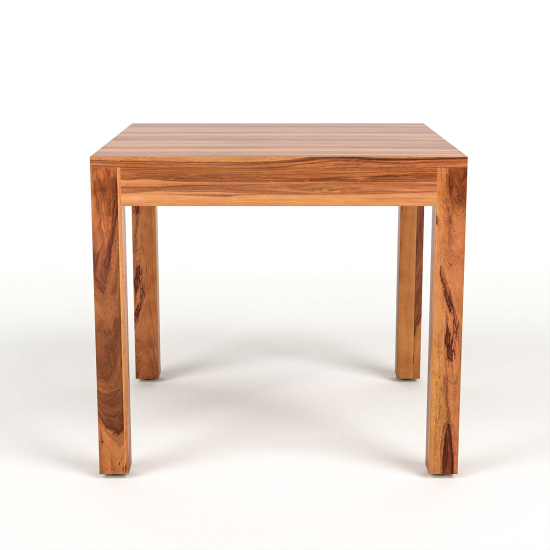 Craft D Art Sheesham Wood 2 Seater Dining Table Set (Honey Finish)