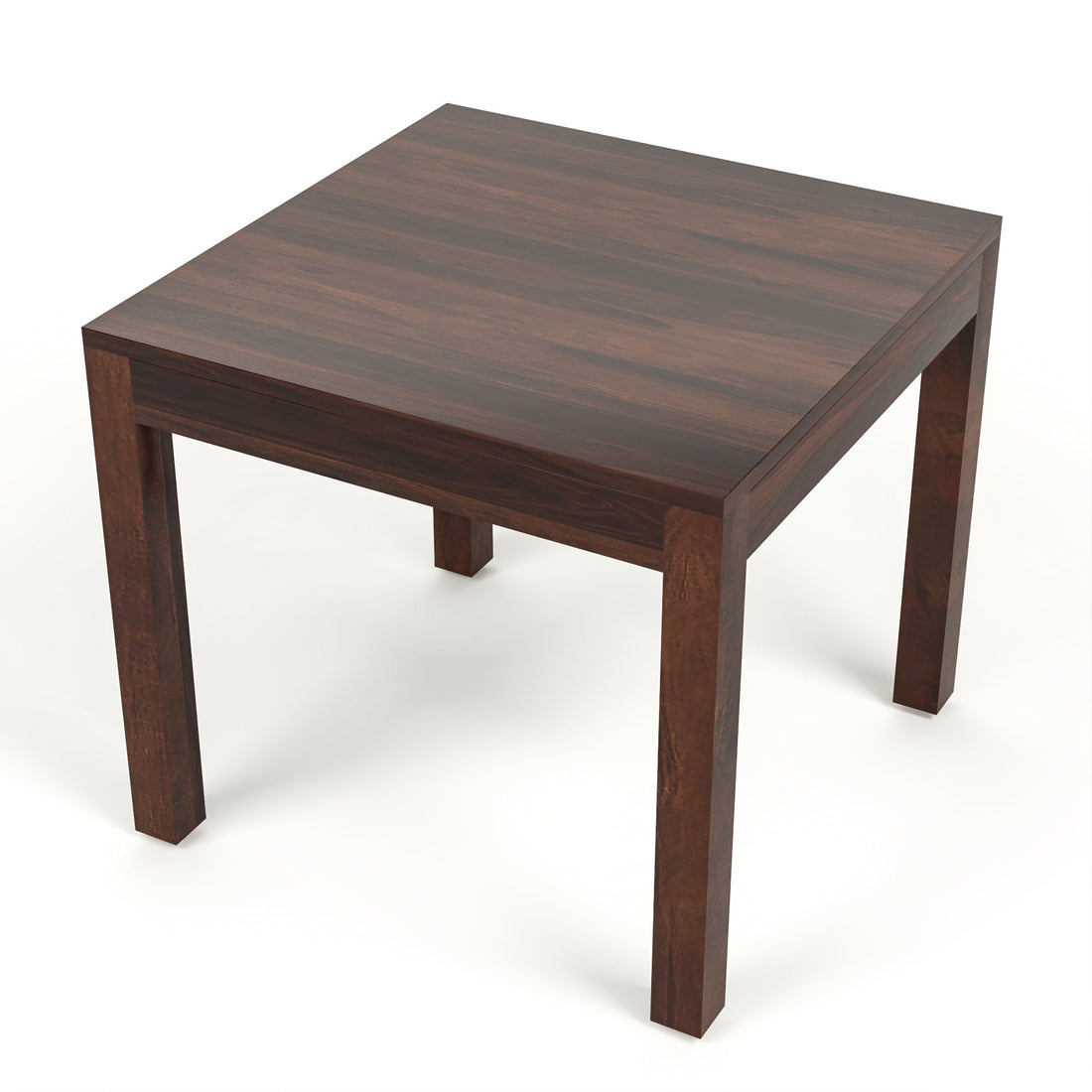 Craft D Art Sheesham Wood 2 Seater Dining Table Set (Walnut Finish)