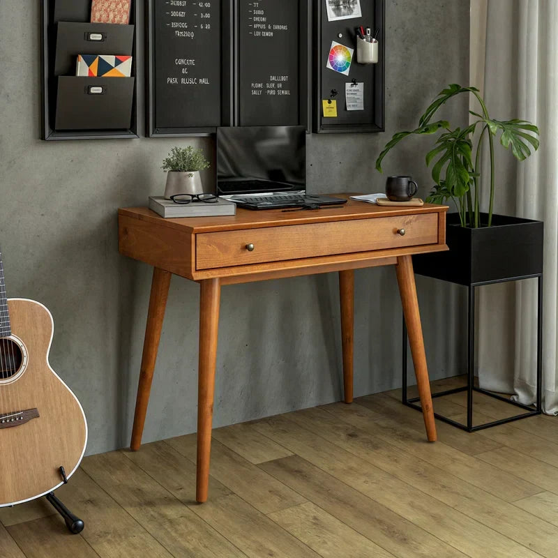 Craft D Art  Solid Sheesham Wood Beautiful Designer Study Desk With Drawer
