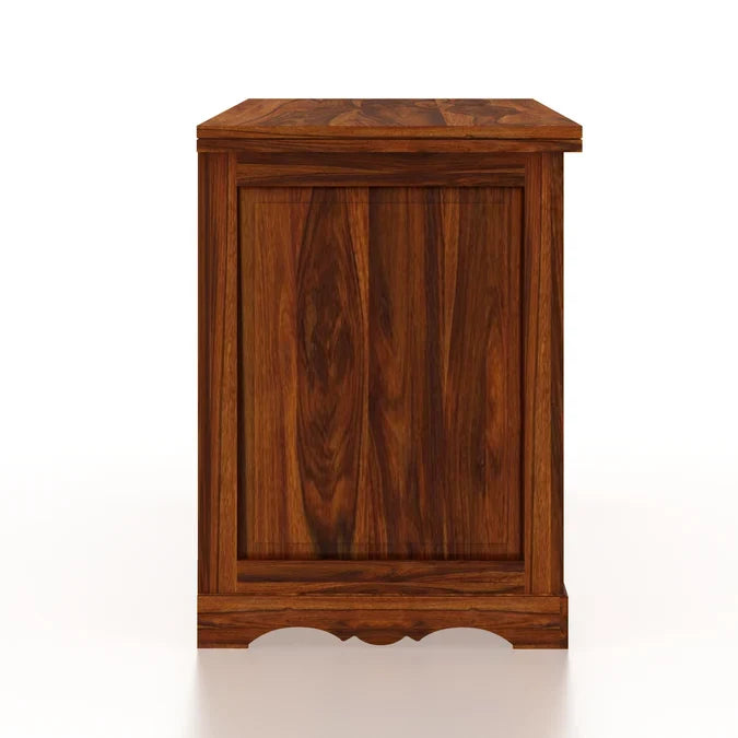 Craft D Art Sheesham Wood Study Desk with Drawers & Tile Cabinet